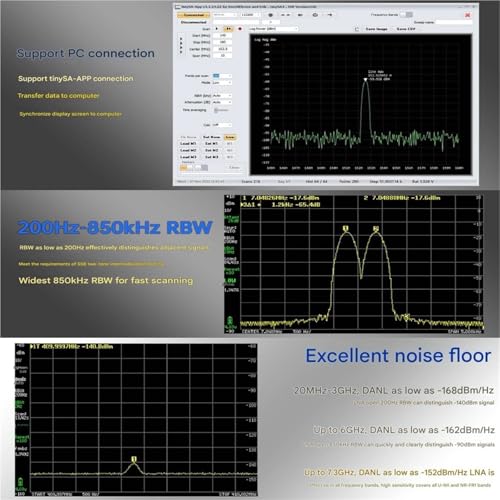 Analyseur de spectre portable ULTRA+ ZS407 avec écran IPS TFT LCD - 4
