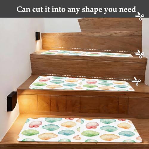 Alfombras antideslizantes Mexpekil de 76 x 20 cm para evitar caídas en escaleras 7