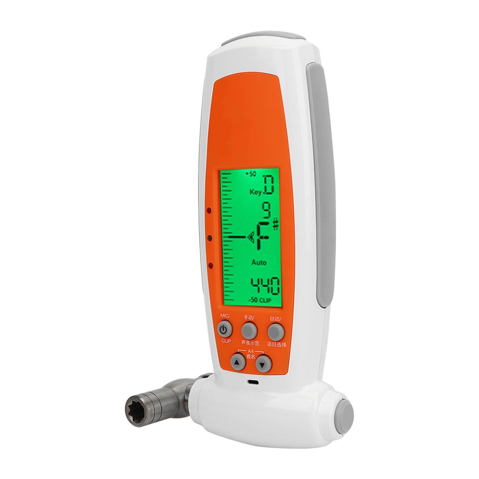 VGEBY Sintonizador Electrónico de Cítara, Llave Sensible, Llave de Afinación de Pantalla Grande de Alta Precisión, Ajustador de Instrumentos Musicales