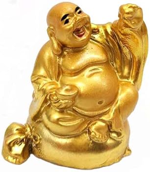 Amazon.com: JapanBargain, Set of 6 Gold Laughing Buddha Amazon.com: JapanBargain, Set of 6 Gold Laughing Buddha