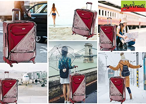 Image of Waterproof|Dust Proof Suitcase & Trolley Bag Cover with Zipper Luggage (Soft Luggage, 24 INCH)