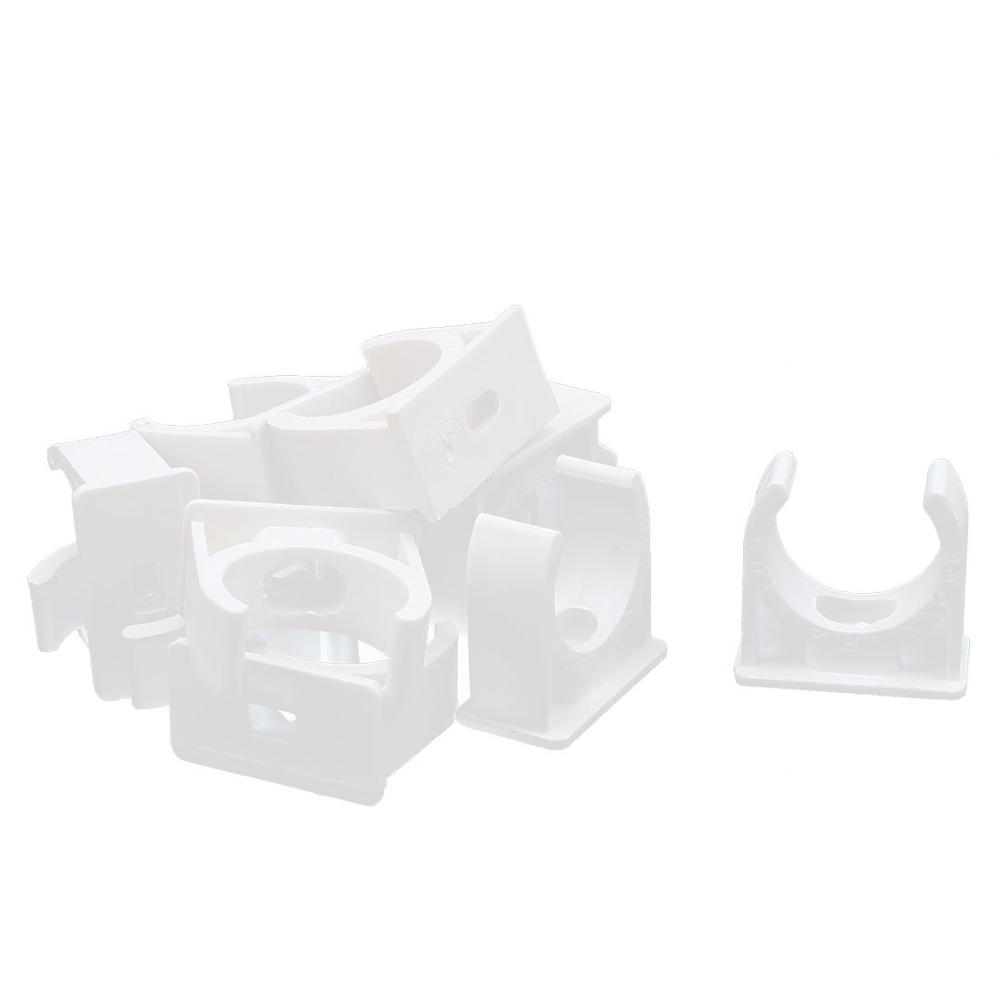 uxcell PVC Water Pipe Clamps Clips, 3/4" (25mm) TV Trays Tubing Hose Hanger Support Pex Tubing,Gray 12Pcs