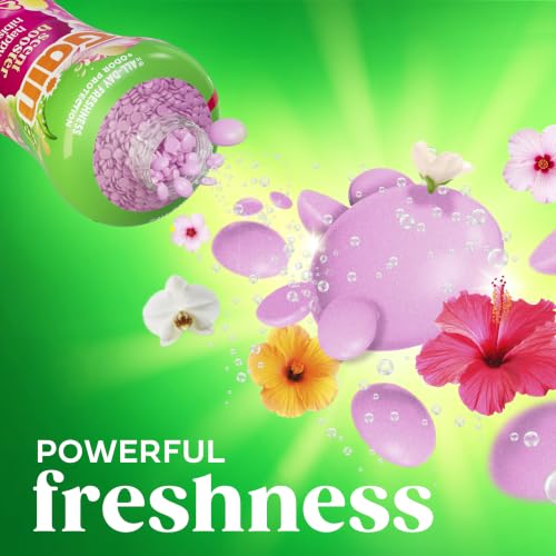 Gain In-Wash Laundry Scent Booster Beads Long-Lasting Fresh Scent Beads All Day Freshness and Odor Protection, Happy Hibiscus Scent, 24 oz (Packaging May Vary) - image 7