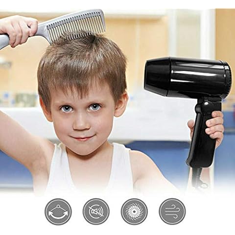 Hair Dryer, 12V Hot & Cold Car Portable Hairdryer with Folding Handle, Ideal for Holiday and Travel Cover