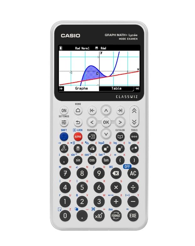 Casio Graph Math+ including a WYNGS protective case in Black - Basic Set (French) - Image 2