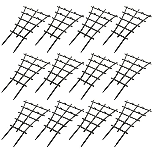 Plant Bracket 2/6/12 Pcs Garden Climbing Trellis Plastic Superimposed Potted Plant Support Plants Support (Color : 12#)