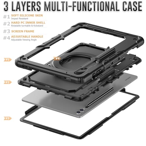 Coque Galaxy Tab S10 Ultra robuste protection intégrale haut de gamme