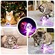 Leikurvo 6 Stück Katzenspielzeug Geisterjagd-Bewegungsbälle, Katzenball mit LED Licht, blinkende Katzenkugel Bewegung Bälle Haustierspielzeug Interaktives Kätzchenballspielzeug Paranormale Ausrüstung
