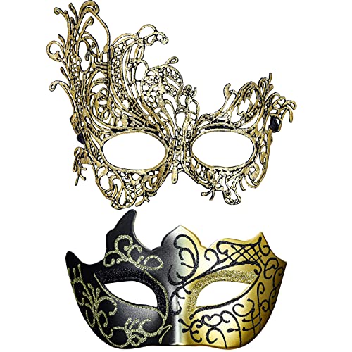 Katia -20 kg con Melarossa: "Voglio il meglio per me stessa!" 1 Maschere Veneziane- 2Pcs Maschera Mascherata...