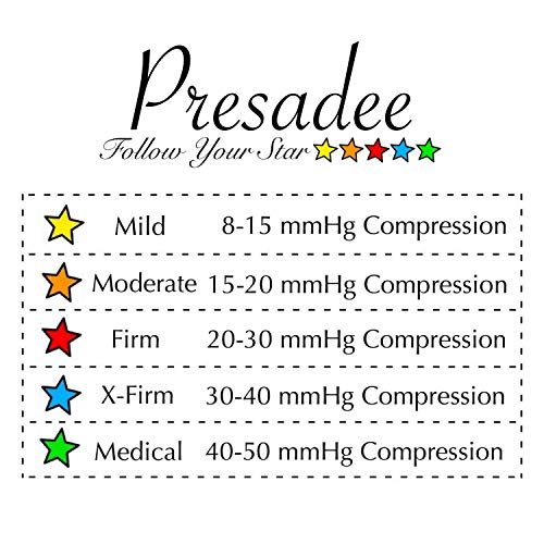 Presadee Muslera Compresión Firme 20-30mmHg Negra 2X-Large miniatura 4