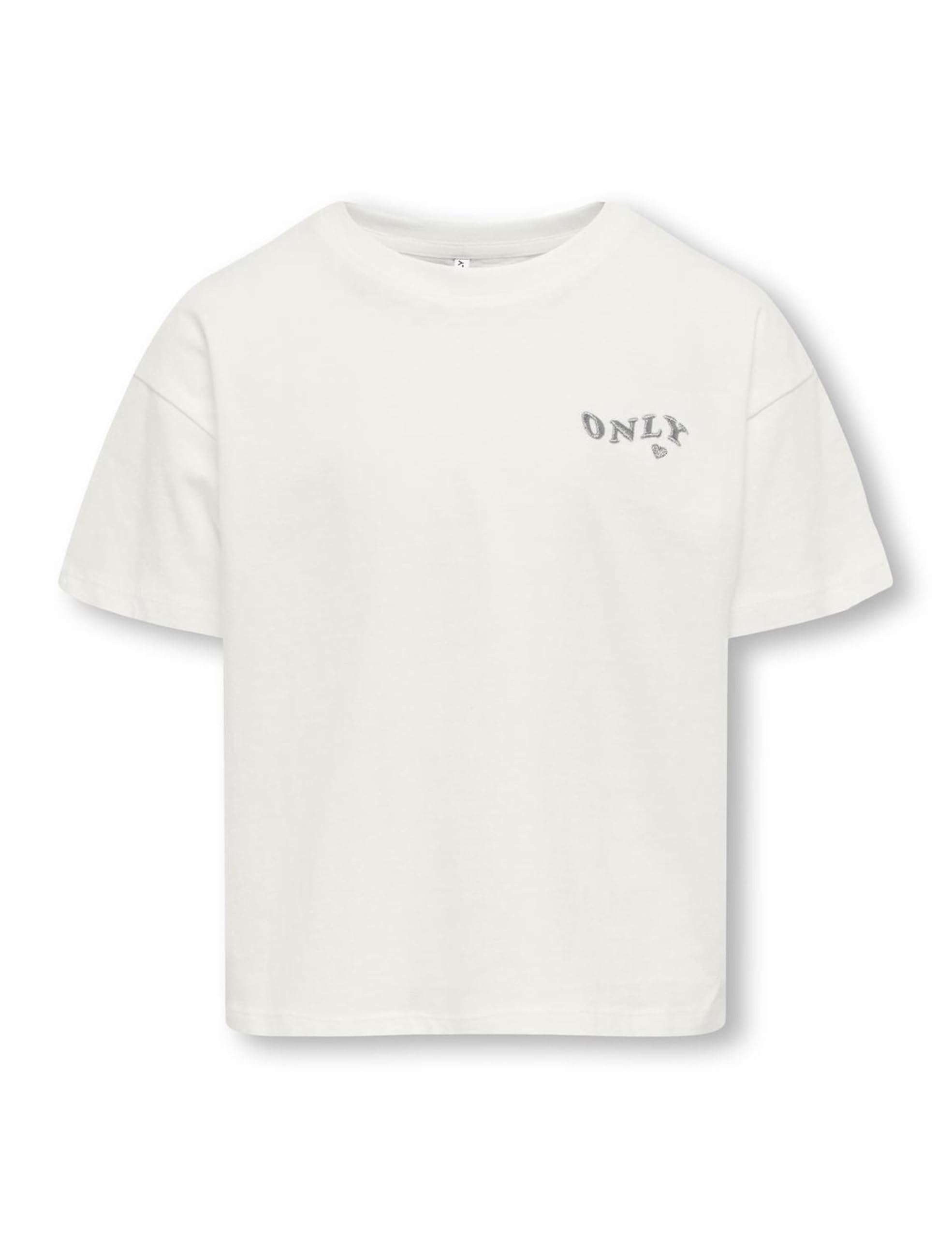 Kogmaiken Life Crop SS Only Box JRS Noos, Cloud Dancer, 110-116