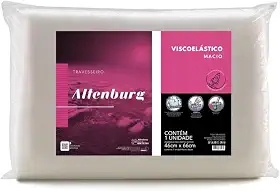 Travesseiro Altenburg Viscoelástico Nasa antipressão Marfim