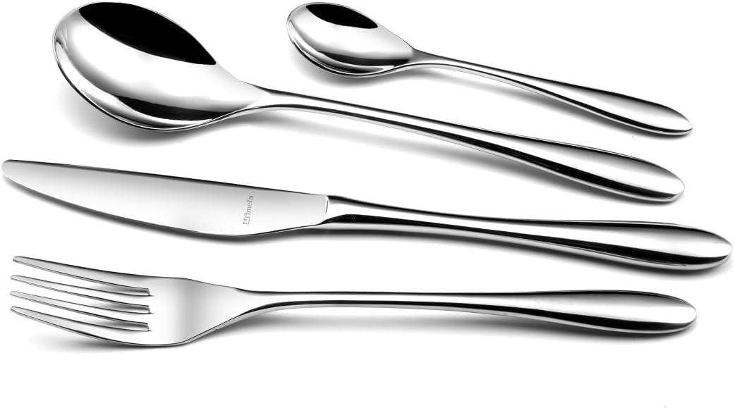 Amefa Cuba, Set 12 forchette torta, acciaio inox 18/10, lunghezza 150 mm