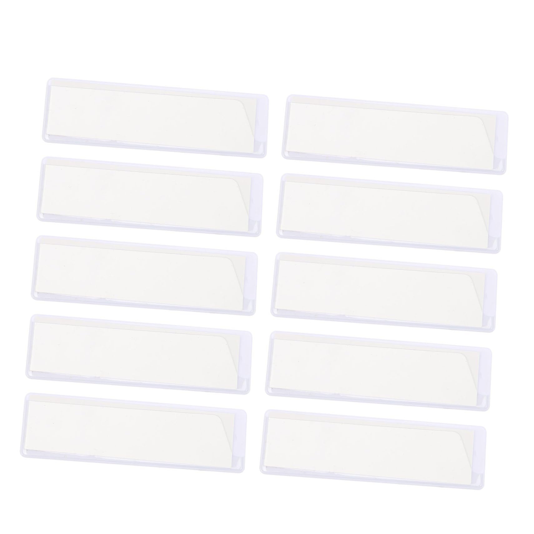Baluue 40pièces Porte-étiquettes Magnétiques Pour Support De Réutilisables Pour Bureau Et Maison