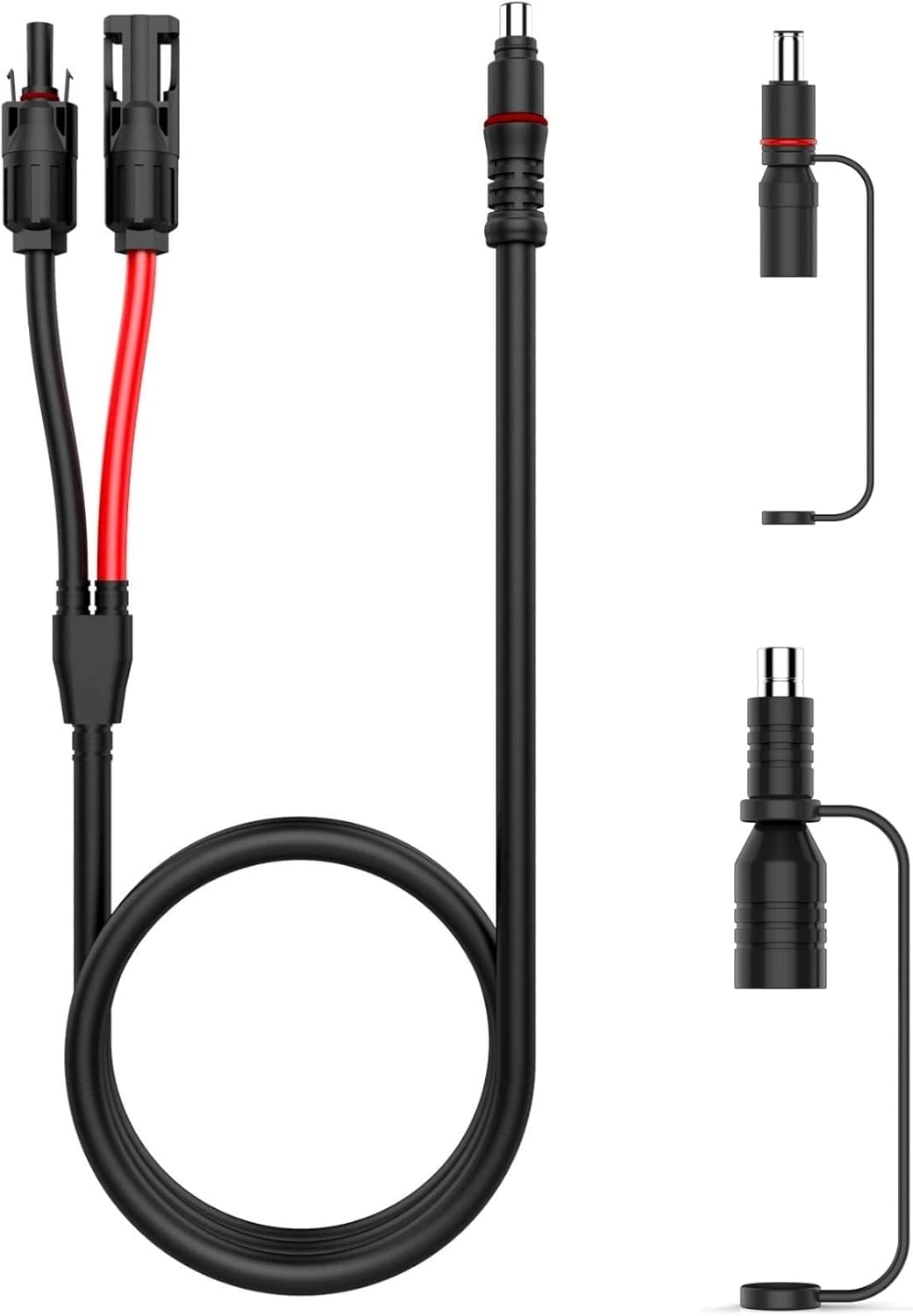 Solar ConnectorsTo DC7909, DC8020 Adapter Perfectly Solar Connector, Compatibility with Jackery Portable Power Station, Solar Panel Extension Cable, 12AWG Heavy Wire