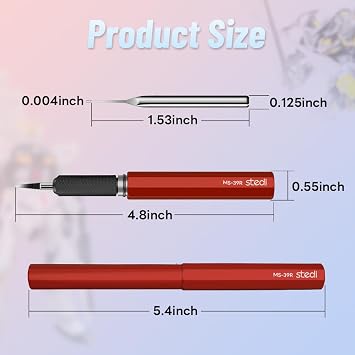 stedi Model Scriber Chisel 0.1mm Tungsten Steel for Panel Line Resin Models