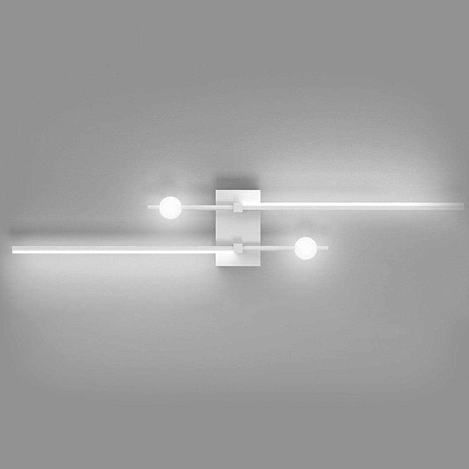 HXYSXHJUO LED Linear Wall Sconce - 80cm Adjustable Lamp for Vanity Lighting, 3000K/4500K/6000K Color Temperature, Modern White Light Fixture Home Decor