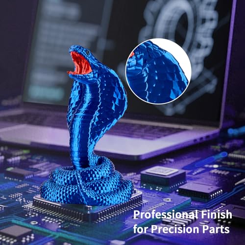 Image of ERYONE Silk PLA Filament for 3D Printer 1.75mm + /- 0.03mm, Shiny Filament 1kg (2.1lbs) /Spool, Royal Blue