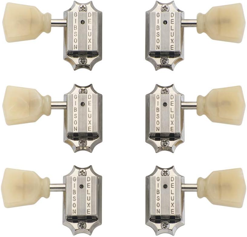 Gibson Vintage Nickel Machine Heads, Yellow Buttons