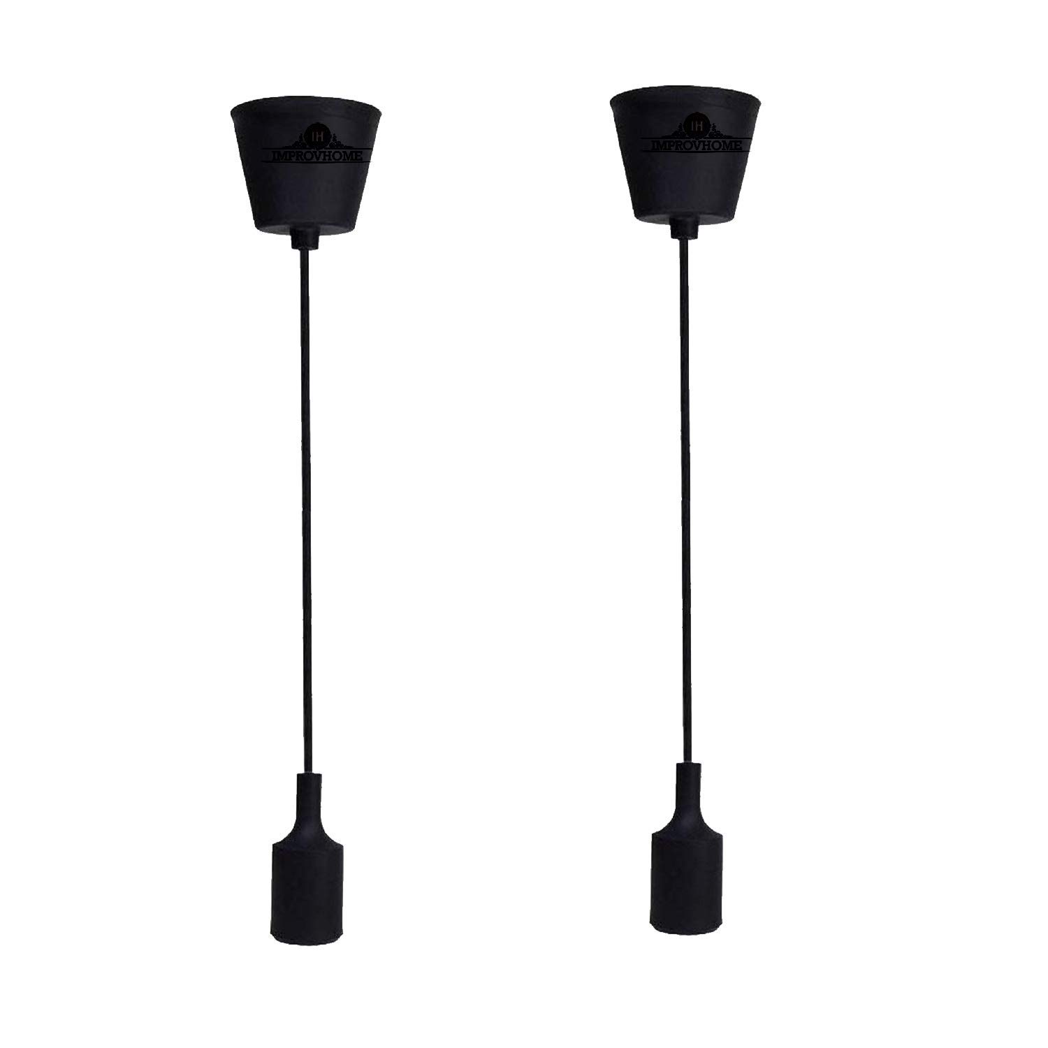 homenique (pack of 2 e27 led hanging decoration bulb with hanging holder(bulb not included)