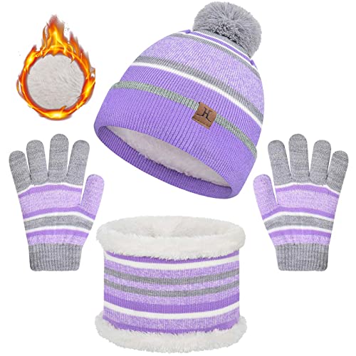 UMIPUBO Conjunto Gorro y Guantes niña-Niño Gorra Bufanda Guante Set gorro y guantes niño invierno