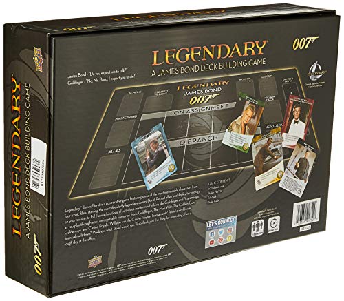 Legendary: 007 - Juego cooperativo de construcción de mazos basado en James Bond miniatura 2