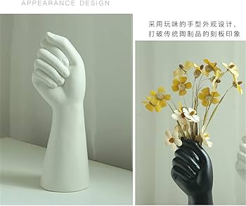Amazon｜装飾手形花瓶部屋の装飾ドライフラワー花瓶リビングルーム