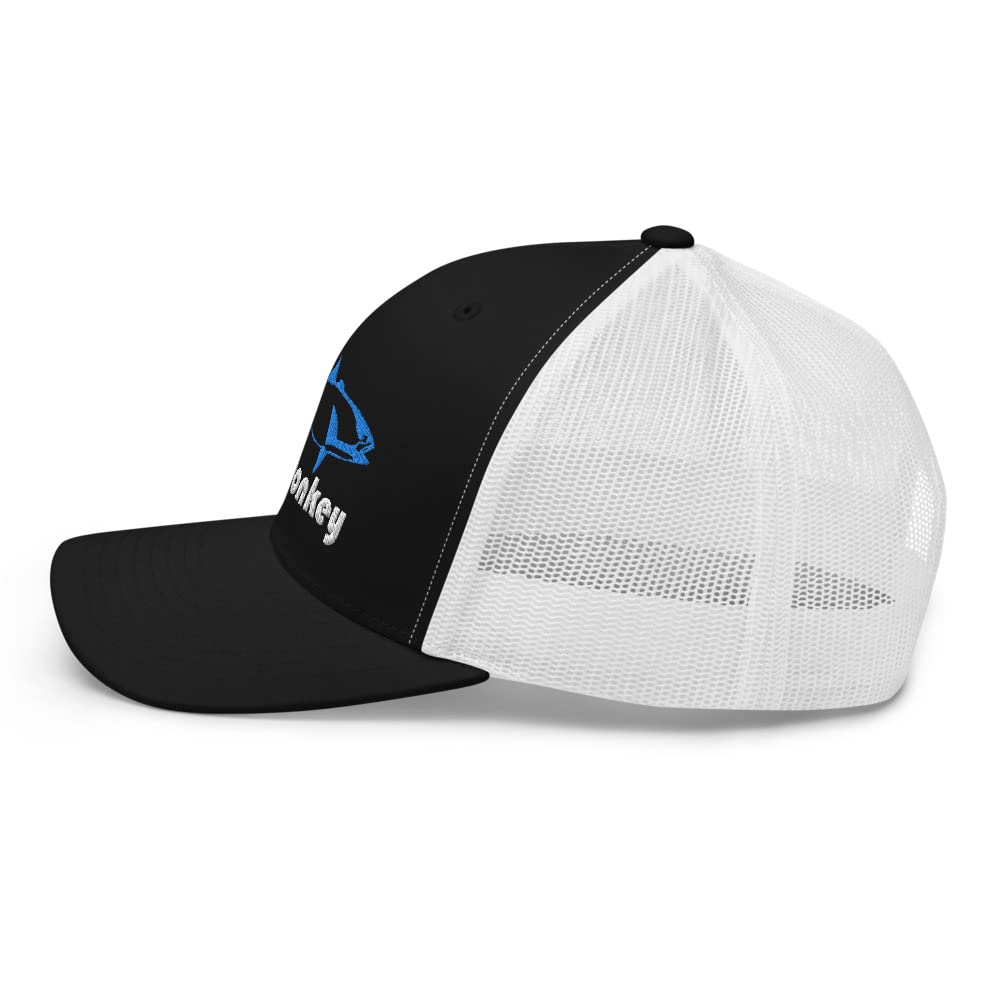 Amberjack ryba słonowodna gra wędkarska rafa osioł haftowana czapka typu trucker czapka snapback