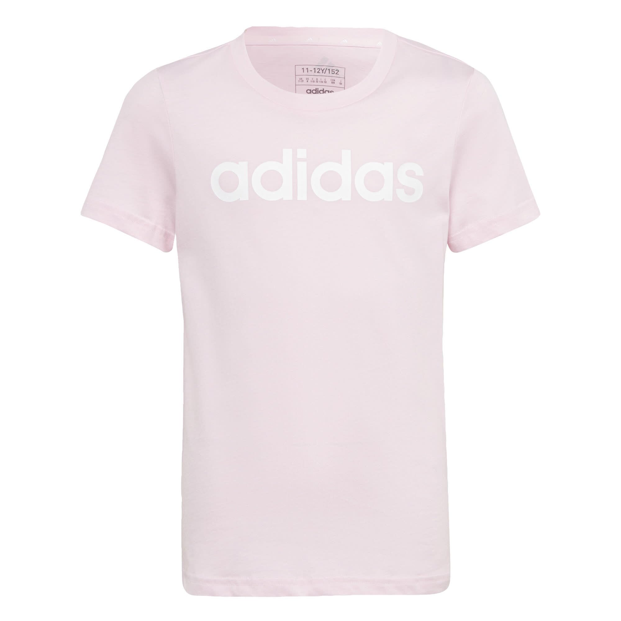 adidas Essentials Linear Logo Cotton Slim Fit T-Shirt T-Shirt (Short Sleeve) Niñas