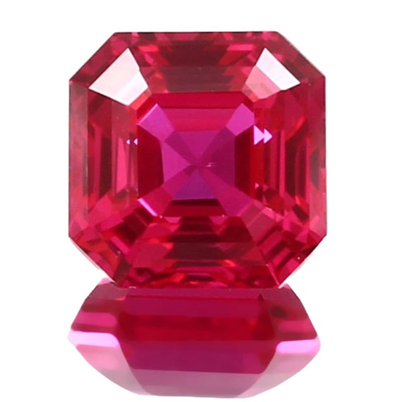 Saphir rose naturel 10x10 mm pour fabrication bijou collier