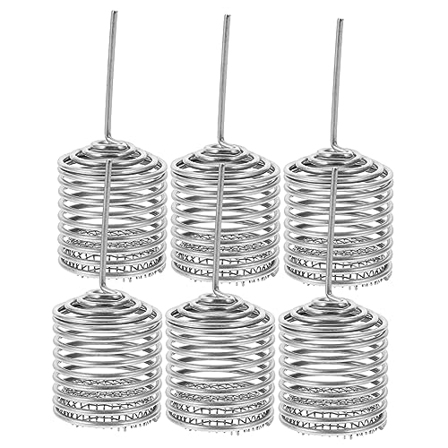 POPETPOP 6 Piezas Caja De Fertilizante Cestas Planta Para Verdura En Conserva Contenedor De Fertilización De Siembra Acero Inoxidable Plata