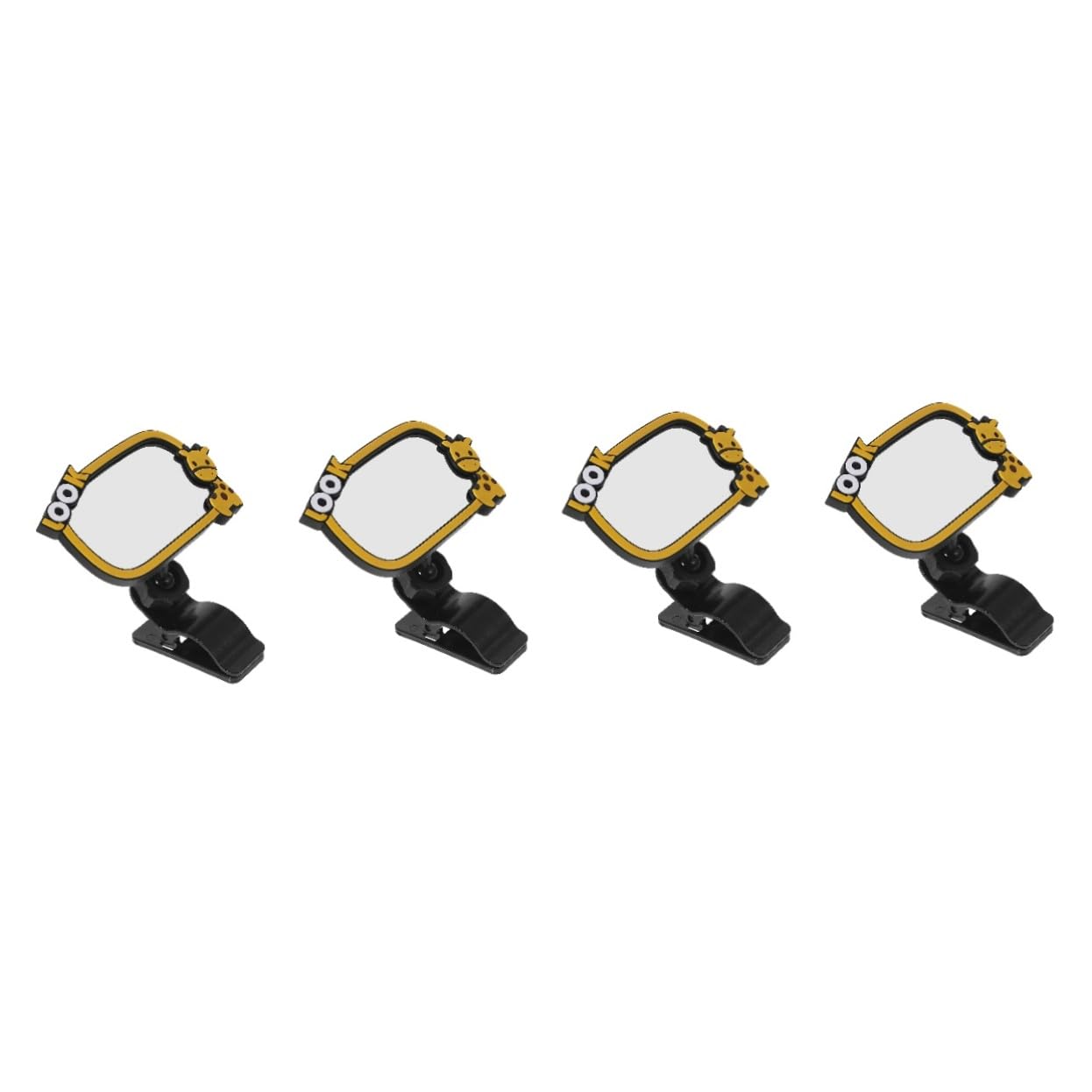 Toyvian 4pièces Rétroviseur Clipser Miroir De Arrière Pour Voiture Miroir Observateur Pour Nourrissons Installation Facile Et Large Pour Sécurité Routière