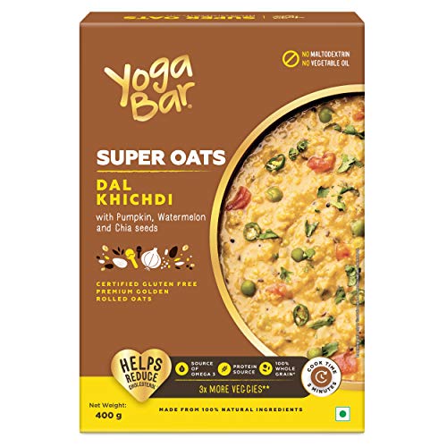 Image of Yogabar Breakfast Protein Blueberry Bars - 300gm, 50 g x 6 Bars & Yogabar Dal Khichdi Masala 400g