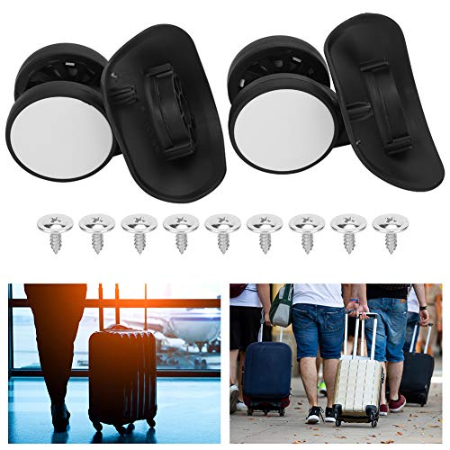 1 Pair Luggage Suitcase Wheels, Suitcase Bag Parts Wheels Casters Suitcase Replacement Accessory3