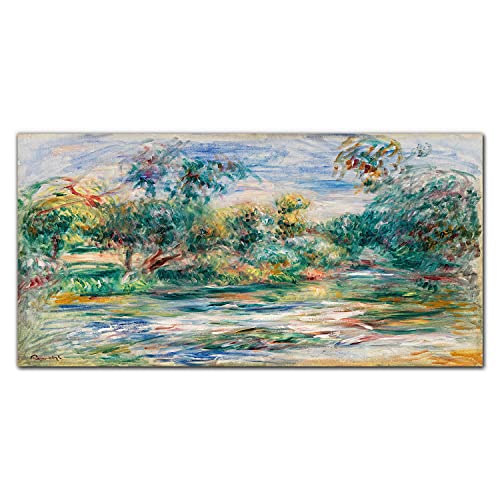 Verre trempé 100x50cm Coloray forêt | Tableau mural durable facile à nettoyer