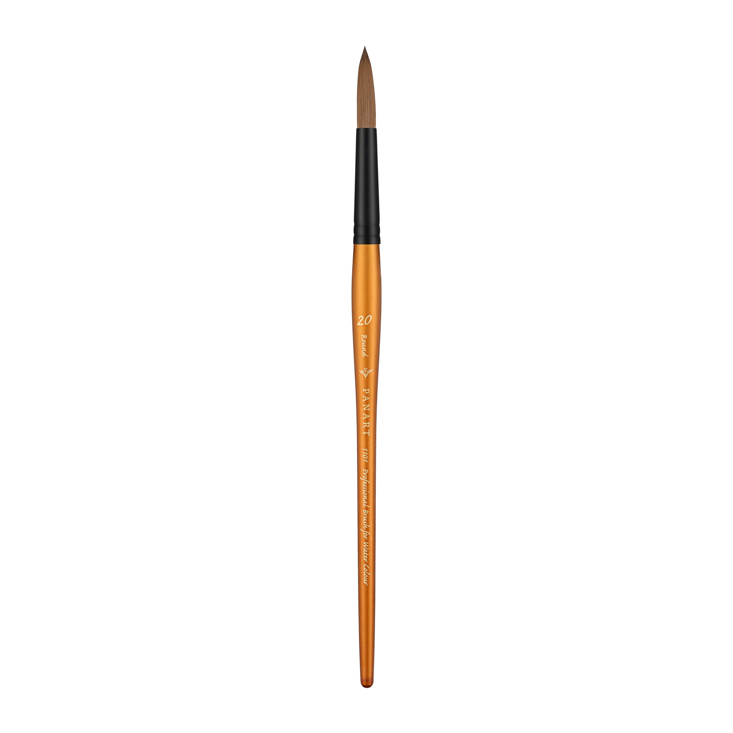 Pan Art Synthetic Sable Round Brush No. 20 for Watercolour & Gouache
