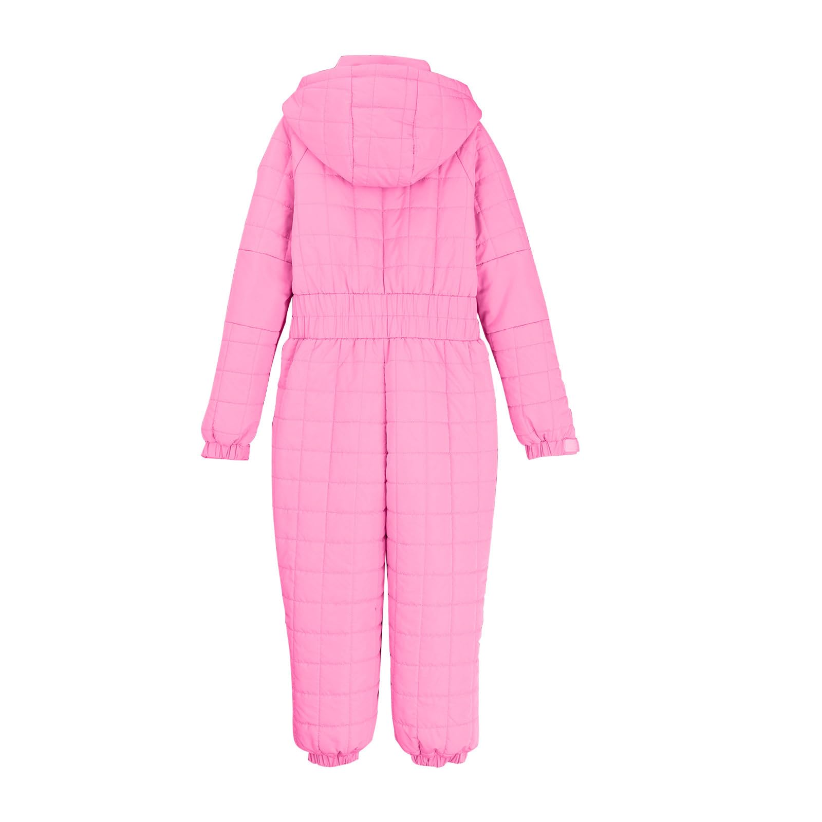 Tuta da neve classica monopezzo, con tasche per bambini, unisex, addensante, antivento, impermeabile, tuta da sci per bambini, con chiusura a strappo, calda per alpinismo