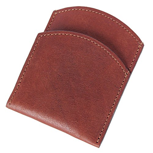 Col. Littleton Genuine Leather Front Pocket Wallet | Made in USA | Brown