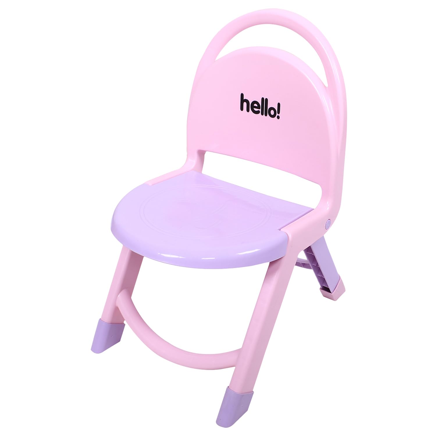 Kuber Industries Plastic Foldable Chair for Kids | School Study