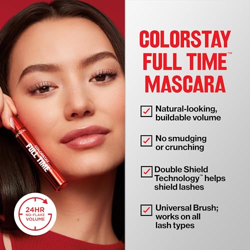 Revlon ColorStay Full Time Mascara, 411 Blackest Black, Waterproof - image 3