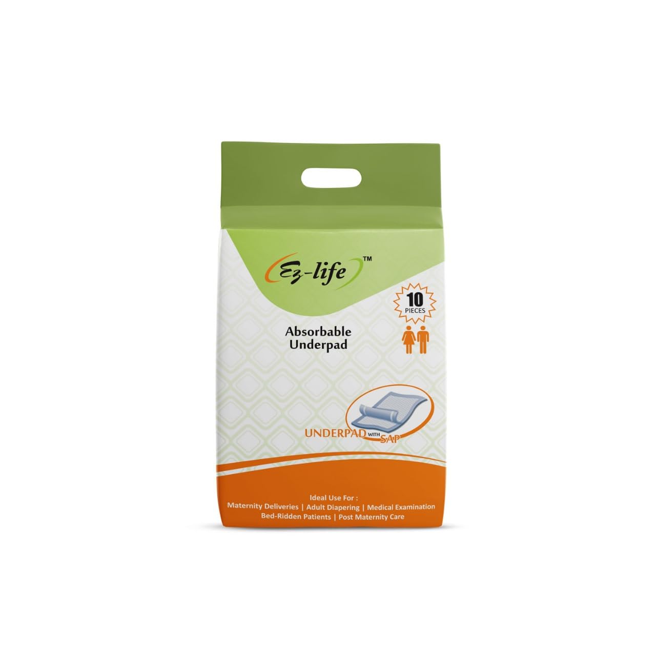 EZ-LIFE Absorbable Underpad with SAP – Ultra Absorbent, Leak-Proof, Ideal for Maternity, Medical Examinations, and Bed-Ridden Patients. (Pack Of 1)-image-4