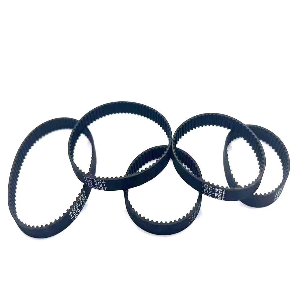 Correas Dentadas Repuesto Correa De Distribución Síncrona 2M 2GT Longitud Paso 136 138 140 142 144 146 148 150 152 154 Ancho Cerrado Goma 6 Mm(2GT-136,10pcs)