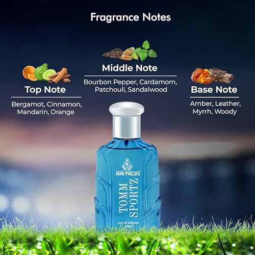 Image of John Phillips Water Drops & Tom Sportz 125 ml + 60 ml Eau De French Perfume - Unisex Perfume For Men & Women