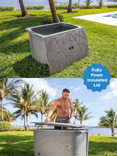 Frozin 400 Cold Plunge Tub. High-efficiency Foam Insulation for Superior Ice