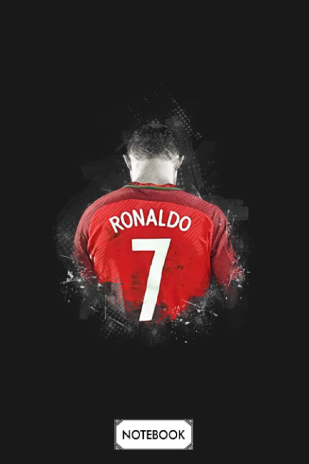 Cristiano Ronaldo Portugal Juve Notebook: Journal, Diary, Lined College Ruled Paper, Matte Finish Cover, Planner, 6x9 120 Pages