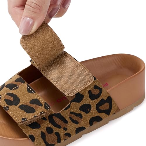 Image of Project Cloud Kids Sandals for Girls - Girls Sandals with Adjustable Buckle Closure, Comfortable Plush & Soft Insole w /Wedge Design Non-Slip Outsole