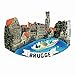 Aimant de réfrigérateur 3D Bruges Belgique Souvenir Touristique Collection Cadeau Maison & Cuisine Décoration Autocollant magnétique Brugge Belgique Aimant de réfrigérateur