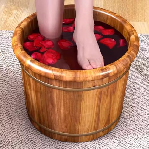 Spa de pies de madera maciza, cubeta S miniatura 1