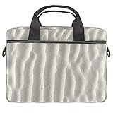 TIZORAX Laptoptasche, sandfarbene Textur, Notebooktasche mit Tragegriff, 38,1 - 39,1 cm
