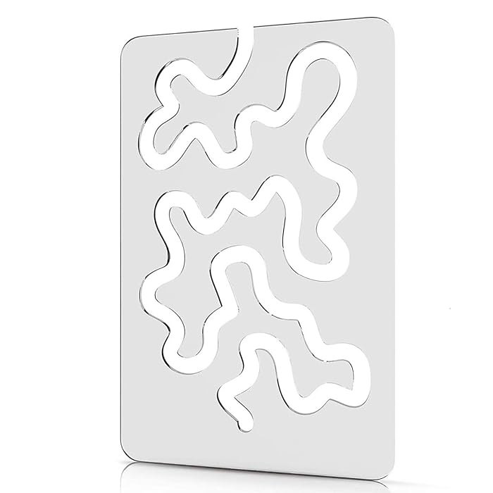 Buy FOZZA Using Meander Quilting Template for Quilting, Free Motion